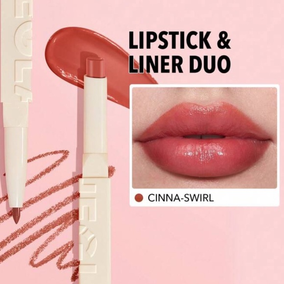 Rebellious Rose Other - SHEGLAM Glam 101 Sheer Tinted Lipstick & Liner Duo-Cinna-Swirl